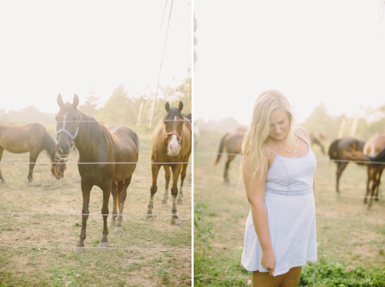 Tire Swing Photography | Talawanda senior session_horses