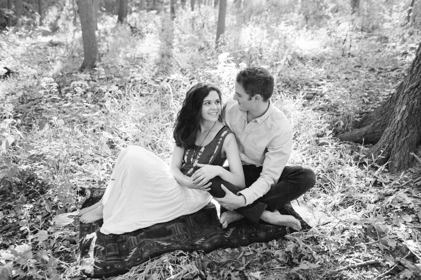 Tire Swing Photography | Cincinnati Ohio Woodland Forest Engagement session_0008