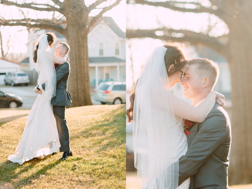 Oxford, Ohio Winter Wedding photographers